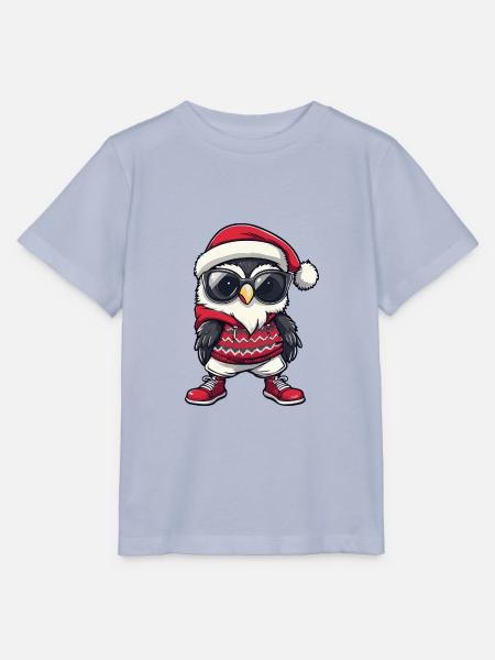 Eule Weihnachten X-Mas - Stanley/Stella Kinder T-Shirt MINI CREATOR - Lavendel-Violett