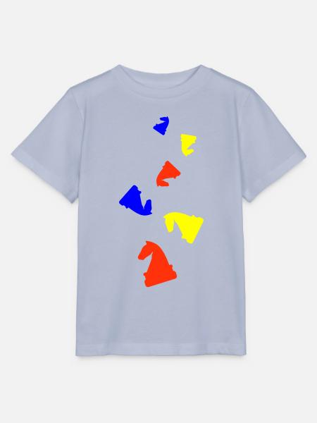 Pferd Schachfigur - Stanley/Stella Kinder T-Shirt MINI CREATOR - Lavendel-Violett