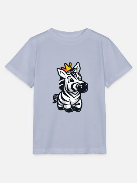Zebra Comic Krone - Stanley/Stella Kinder T-Shirt MINI CREATOR - Lavendel-Violett