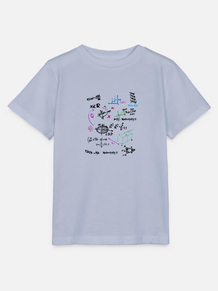 Mathe Komplexe Mathematische Wandtafel mit Formeln - Stanley/Stella Kinder T-Shirt MINI CREATOR  - Lavendel-Violett