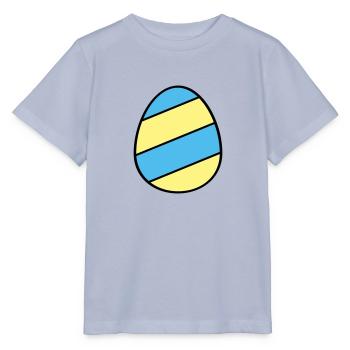 Osterei gestreift - Stanley/Stella Kinder T-Shirt MINI CREATOR  - Lavendel-Violett - Vorne - Braiden (125cm)