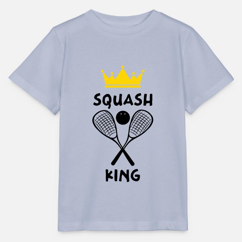 Le Roi du Squash - Squash King - Stanley/Stella MINI CREATOR Kids’ T-Shirt - lavender-violet