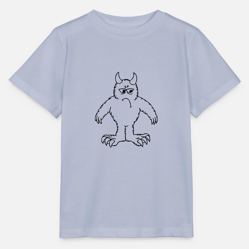 Monster "Gronk" - Stanley/Stella Kinder T-Shirt MINI CREATOR - Lavendel-Violett