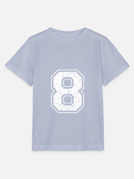 8_eight_acht_white_weiss (de) - Stanley/Stella Kinder T-Shirt MINI CREATOR - Lavendel-Violett
