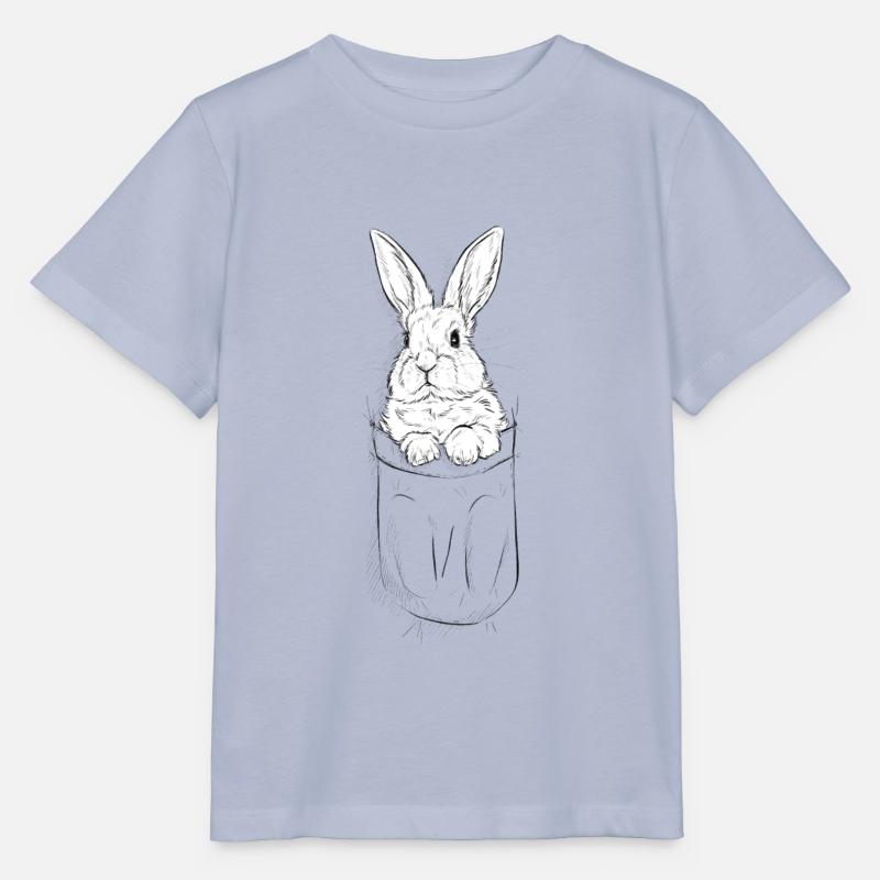 mignon lapin dans le sac - T-shirt bio MINI CREATOR Stanley/Stella Enfant - lavande-violet