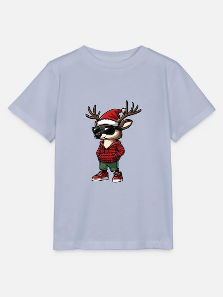 Hirsch Weihnachten X-Mas - Stanley/Stella Kinder T-Shirt MINI CREATOR  - Lavendel-Violett