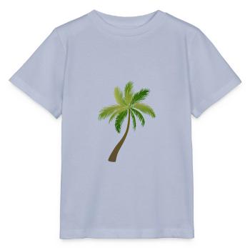 palm tree palm trees 23053 S - Stanley/Stella MINI CREATOR Kids’ T-Shirt - lavender-violet - Front - Braiden (125cm)