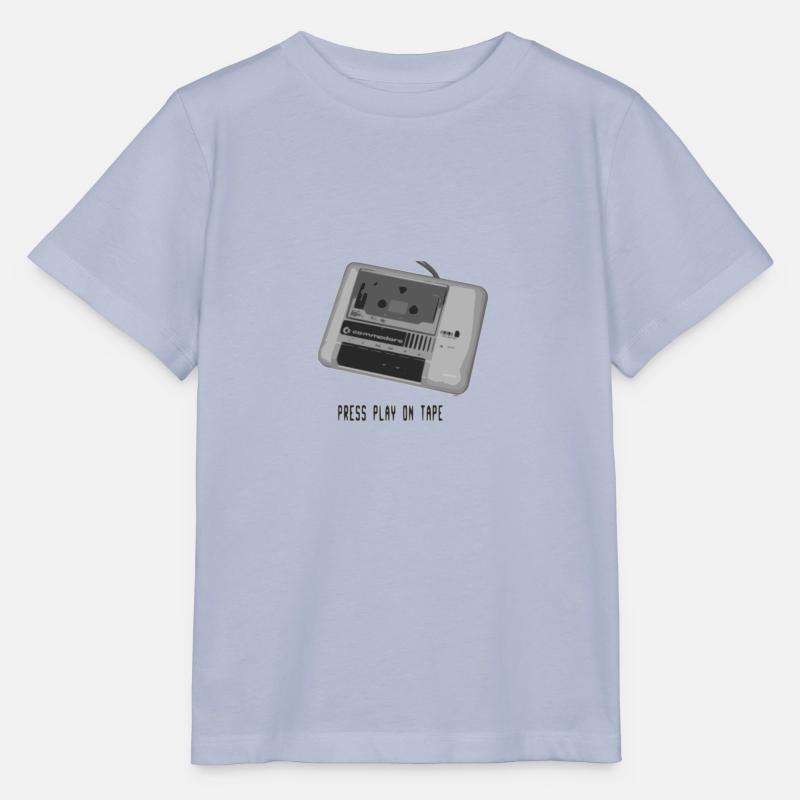 Datasette C64 - T-shirt bio MINI CREATOR Stanley/Stella Enfant - lavande-violet