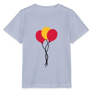 Drei Luftballons / three balloons / trois ballons - Stanley/Stella MINI CREATOR Kids’ T-Shirt - lavender-violet - Front - Braiden (125cm)