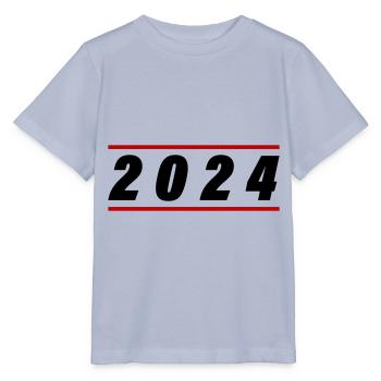 2024 Jahr - Stanley/Stella Kinder T-Shirt MINI CREATOR  - Lavendel-Violett - Vorne - Braiden (125cm)