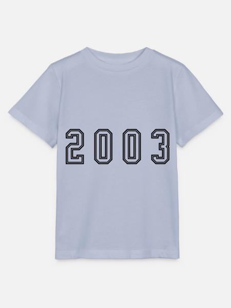 2003 Jahr Zahl - Stanley/Stella Kinder T-Shirt MINI CREATOR  - Lavendel-Violett