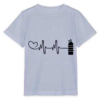 Oxygen Diving Pulse Heart - T-shirt bio MINI CREATOR Stanley/Stella Enfant - lavande-violet - Devant - Braiden (125cm)