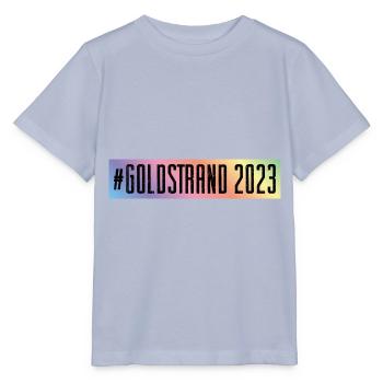 Goldstrand 2023 - Stanley/Stella Kinder T-Shirt MINI CREATOR  - Lavendel-Violett - Vorne - Braiden (125cm)
