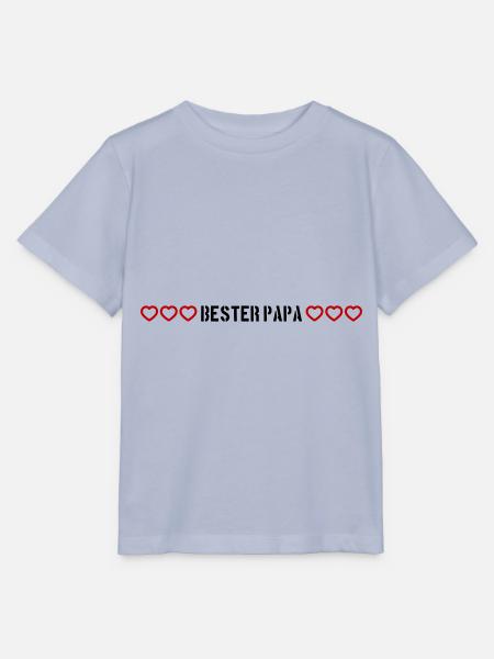Bester Papa Herz Liebe - Stanley/Stella Kinder T-Shirt MINI CREATOR - Lavendel-Violett