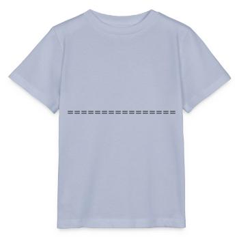 Dash Symbol Line - Stanley/Stella MINI CREATOR Kids’ T-Shirt - lavender-violet - Front - Braiden (125cm)