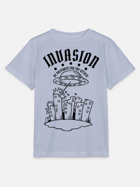 Alien Invasion - Stanley/Stella Kinder T-Shirt MINI CREATOR - Lavendel-Violett