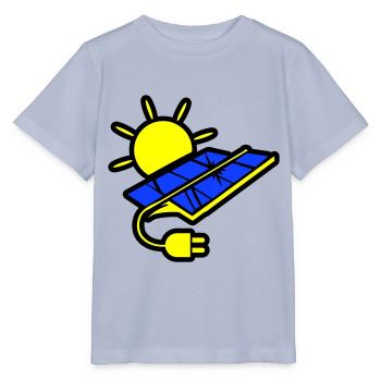 Photovoltaik Anlage Solar Energie - Stanley/Stella Kinder T-Shirt MINI CREATOR  - Lavendel-Violett - Vorne - Braiden (125cm)