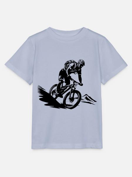 Mountainbiker Sport Mountainbike - Stanley/Stella Kinder T-Shirt MINI CREATOR  - Lavendel-Violett