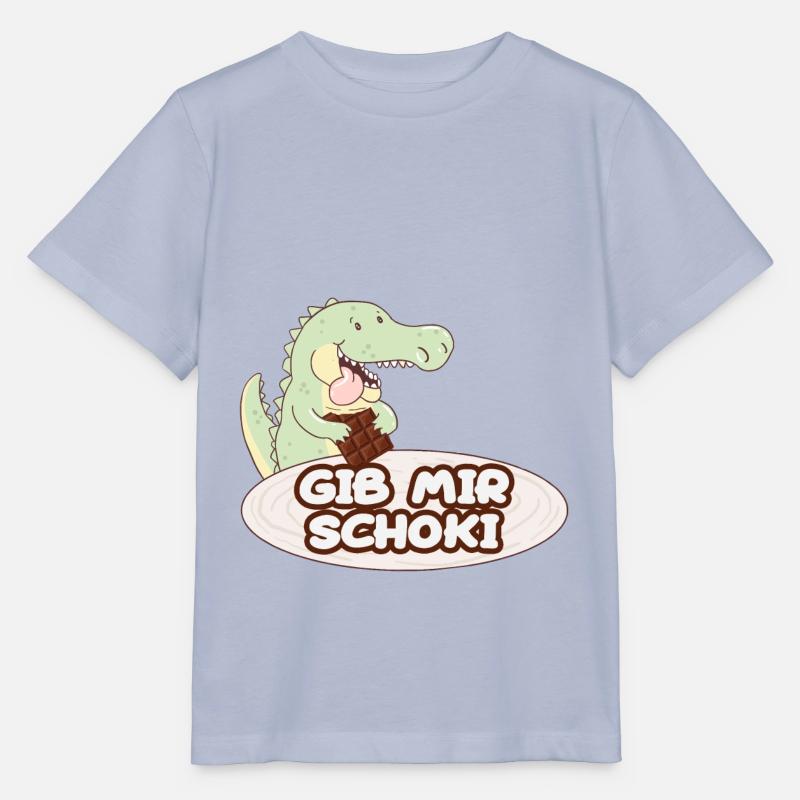 Chocolat Donnez-moi du chocolat - T-shirt bio MINI CREATOR Stanley/Stella Enfant - lavande-violet