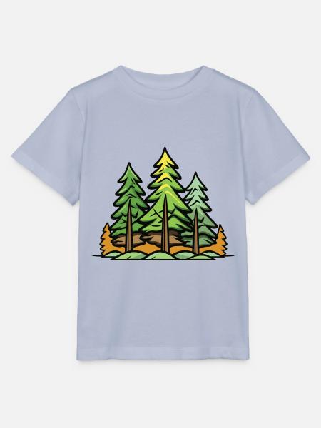 Wald Bäume Natur - Stanley/Stella Kinder T-Shirt MINI CREATOR - Lavendel-Violett