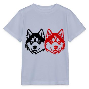 Akita Dog Head - Stanley/Stella MINI CREATOR Kids’ T-Shirt - lavender-violet - Front - Braiden (125cm)