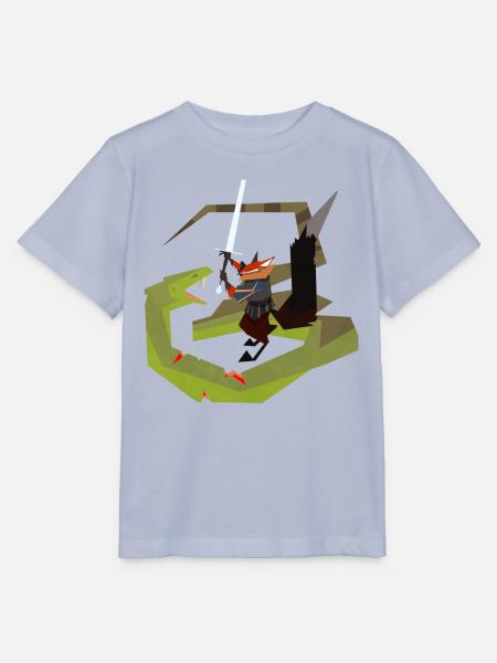 fox and snake - Stanley/Stella Kinder T-Shirt MINI CREATOR - Lavendel-Violett