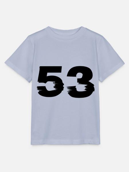 53 Zahl - Stanley/Stella Kinder T-Shirt MINI CREATOR  - Lavendel-Violett