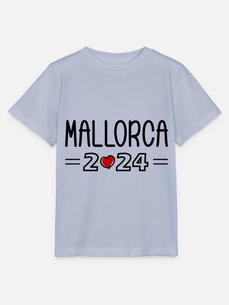 Mallorca 2024 Herz - Stanley/Stella Kinder T-Shirt MINI CREATOR - Lavendel-Violett