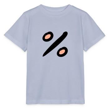 Icône de pourcentage. signe %. Dessiné à la main. - T-shirt bio MINI CREATOR Stanley/Stella Enfant - lavande-violet - Devant - Braiden (125cm)