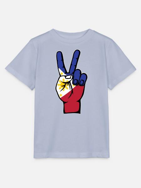 Philippinen Flagge Frieden Victory Symbol - Stanley/Stella Kinder T-Shirt MINI CREATOR - Lavendel-Violett