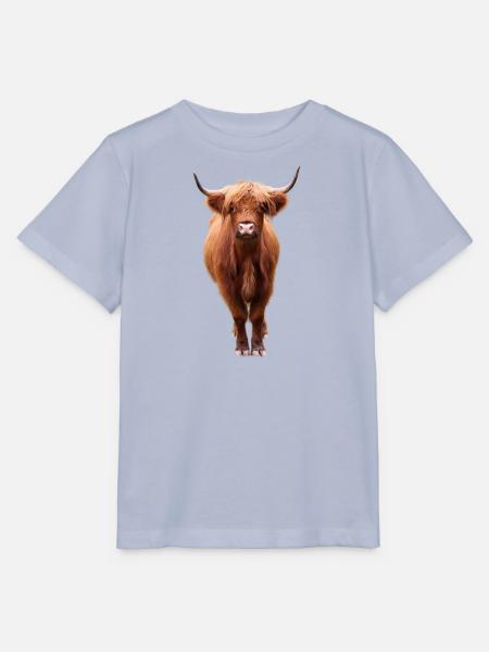 Schottisches Hochlandrind - Stanley/Stella Kinder T-Shirt MINI CREATOR  - Lavendel-Violett