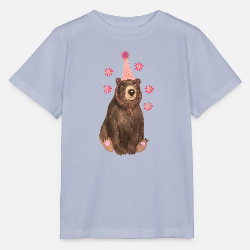 Zirkusbär mit Sternen - Stanley/Stella Kinder T-Shirt MINI CREATOR - Lavendel-Violett