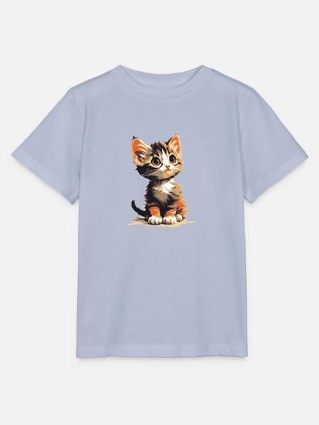 Kätzchen - Stanley/Stella Kinder T-Shirt MINI CREATOR  - Lavendel-Violett