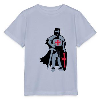 templar knight by Patjila - Stanley/Stella MINI CREATOR Kids’ T-Shirt - lavender-violet - Front - Braiden (125cm)