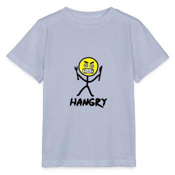 Hungriges Emoji Strichmännchen - Stanley/Stella Kinder T-Shirt MINI CREATOR  - Lavendel-Violett - Vorne - Braiden (125cm)