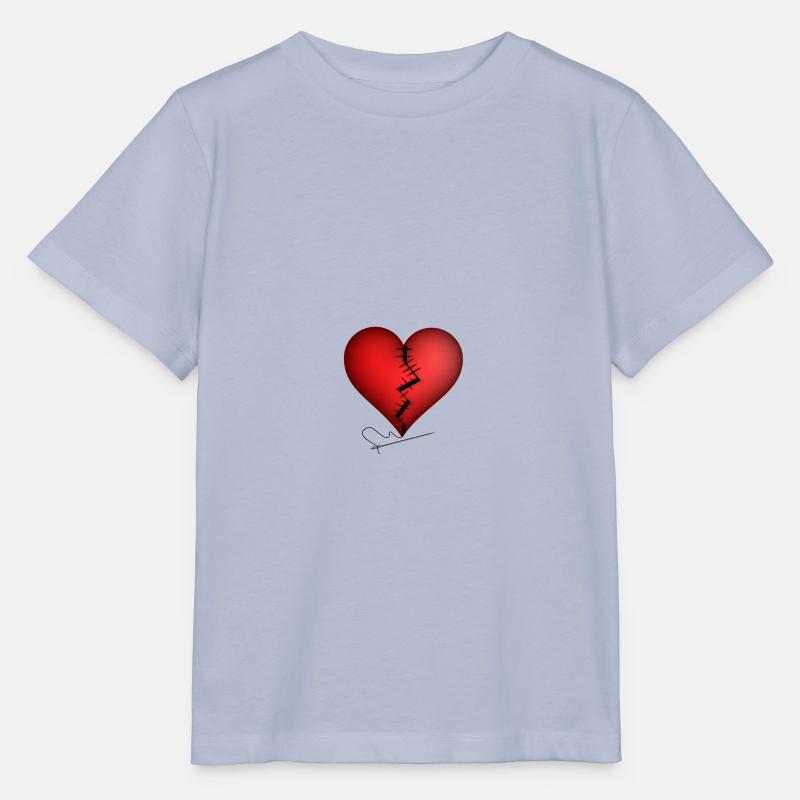 Herzschmerz | gebrochenes Herz wird geflickt - Stanley/Stella Kinder T-Shirt MINI CREATOR  - Lavendel-Violett
