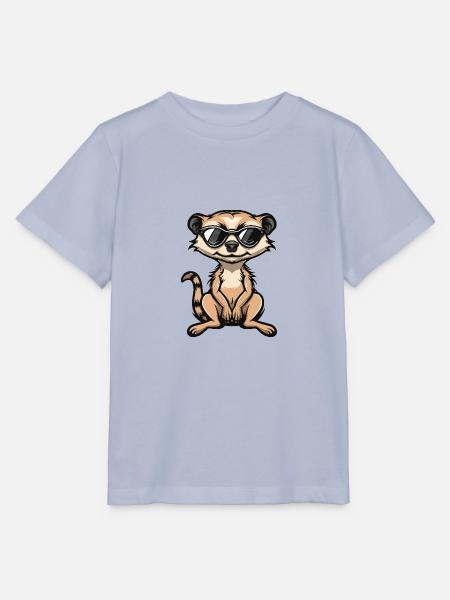 Erdmännchen Cool Comic - Stanley/Stella Kinder T-Shirt MINI CREATOR - Lavendel-Violett