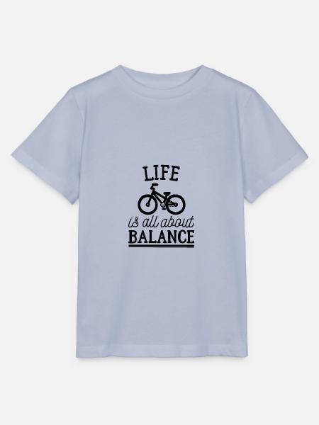 Fahrrad Balance Leben - Stanley/Stella Kinder T-Shirt MINI CREATOR - Lavendel-Violett