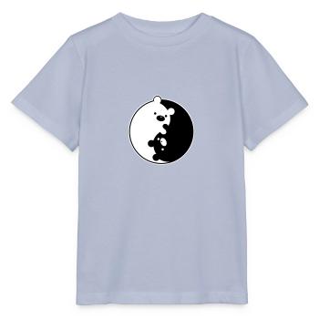 Yin Yang Bears - Stanley/Stella MINI CREATOR Kids’ T-Shirt - lavender-violet - Front - Braiden (125cm)