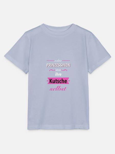 Eine echte Prinzessin fährt ihre Kutsche selbst - Stanley/Stella Kinder T-Shirt MINI CREATOR  - Lavendel-Violett