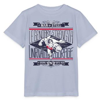 Superman Legendary Strength - Stanley/Stella Kinder T-Shirt MINI CREATOR  - Lavendel-Violett - Vorne - Braiden (125cm)