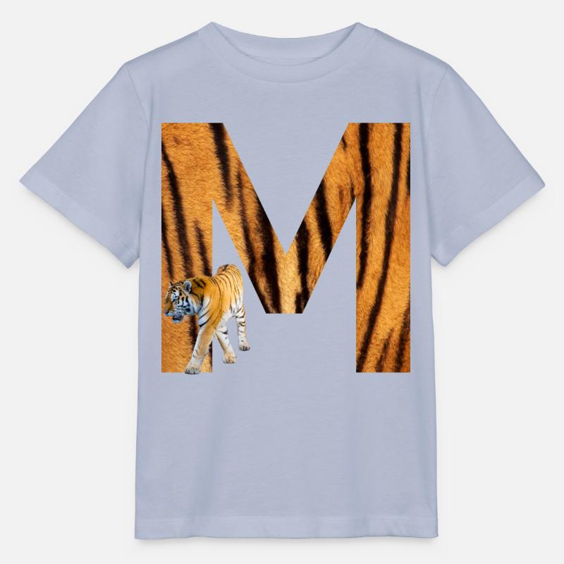 tiger m - Stanley/Stella Kinder T-Shirt MINI CREATOR  - Lavendel-Violett