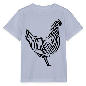 Huhn Tribal Tattoo - Stanley/Stella Kinder T-Shirt MINI CREATOR  - Lavendel-Violett - Vorne - Braiden (125cm)