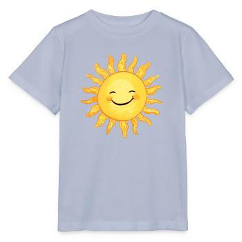 Sun smiling - rays of joy - Stanley/Stella MINI CREATOR Kids’ T-Shirt - lavender-violet - Front - Braiden (125cm)