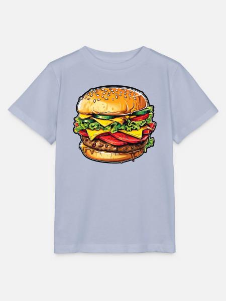 Cheeseburger Euphorie - Stanley/Stella Kinder T-Shirt MINI CREATOR - Lavendel-Violett