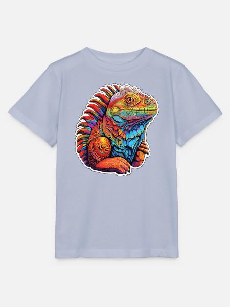 Bezaubernde Leguan - Stanley/Stella Kinder T-Shirt MINI CREATOR - Lavendel-Violett