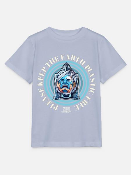 Plastikfreie Erde - Stanley/Stella Kinder T-Shirt MINI CREATOR - Lavendel-Violett