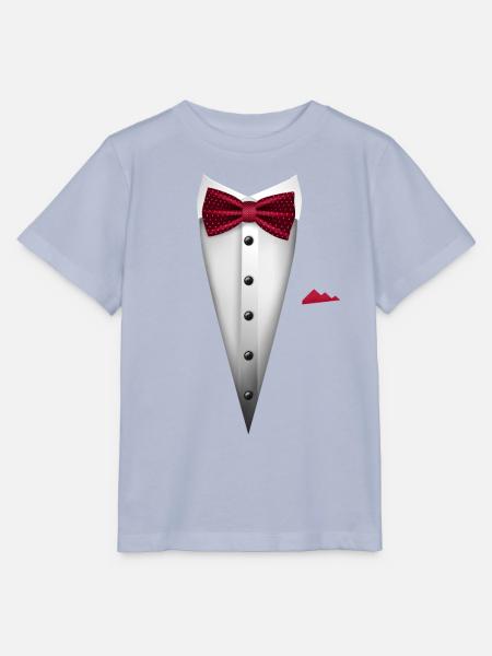 Smoking-Design mit Fliege für Hochzeiten und - Stanley/Stella Kinder T-Shirt MINI CREATOR  - Lavendel-Violett