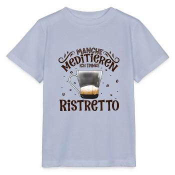 Meditieren und Ristretto - Stanley/Stella Kinder T-Shirt MINI CREATOR  - Lavendel-Violett - Vorne - Braiden (125cm)