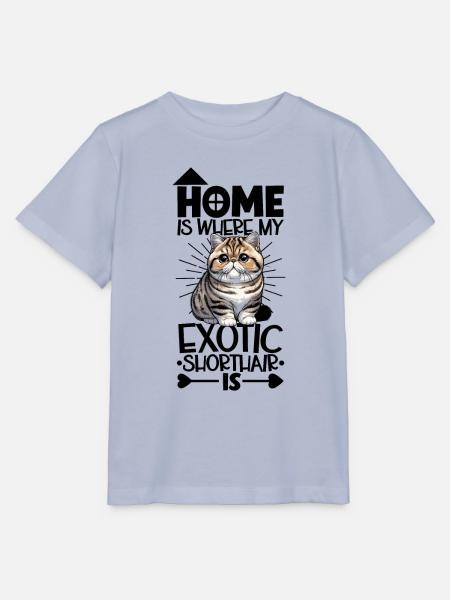 Zuhause - Exotisch Kurzhaar - Stanley/Stella Kinder T-Shirt MINI CREATOR - Lavendel-Violett